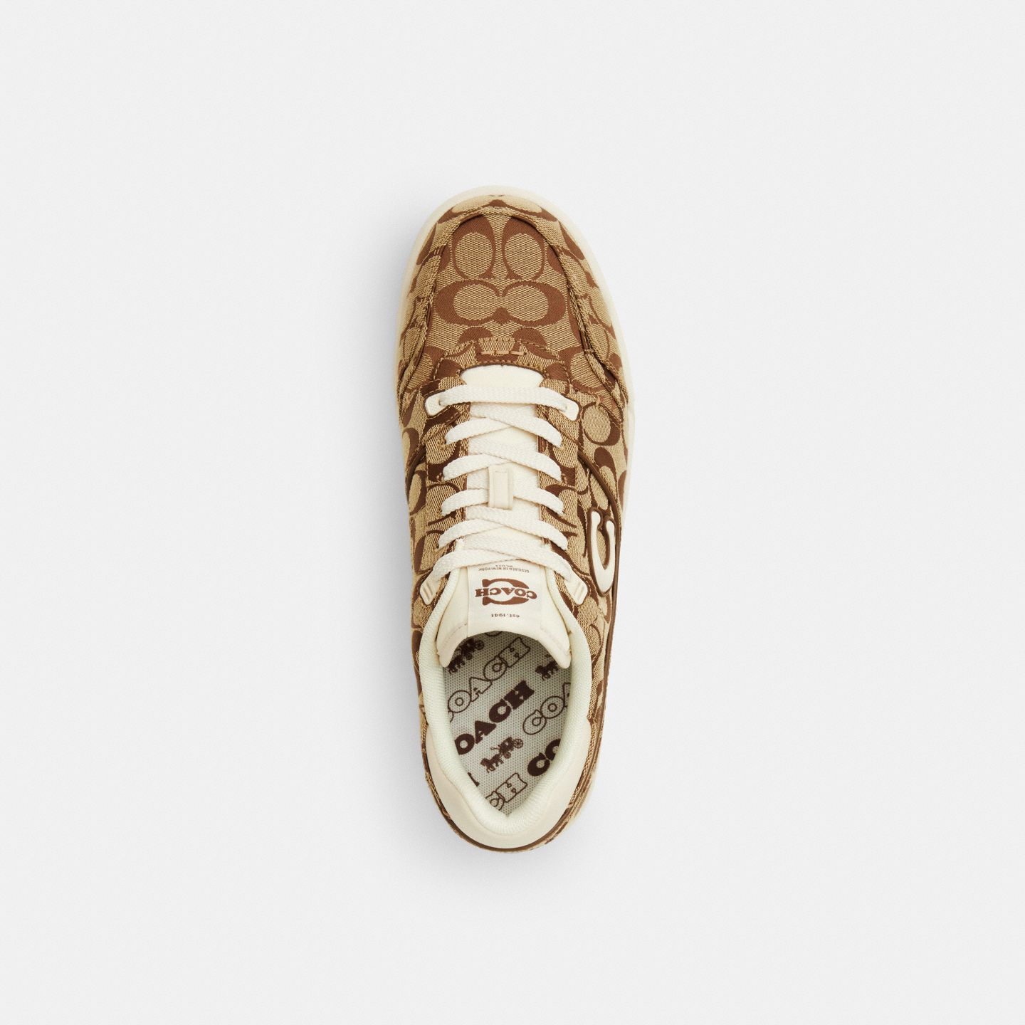 Женские кроссовки Coach Soho Sneaker In Signature Jacquard, цвет: Меловой разноцветный — фото 2