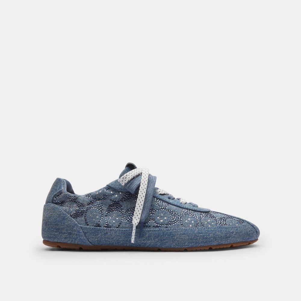 Coach Soft Sneaker In Signature Denim — фото 2