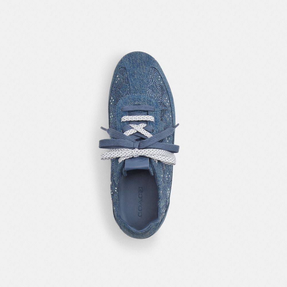 Coach Soft Sneaker In Signature Denim — фото 3