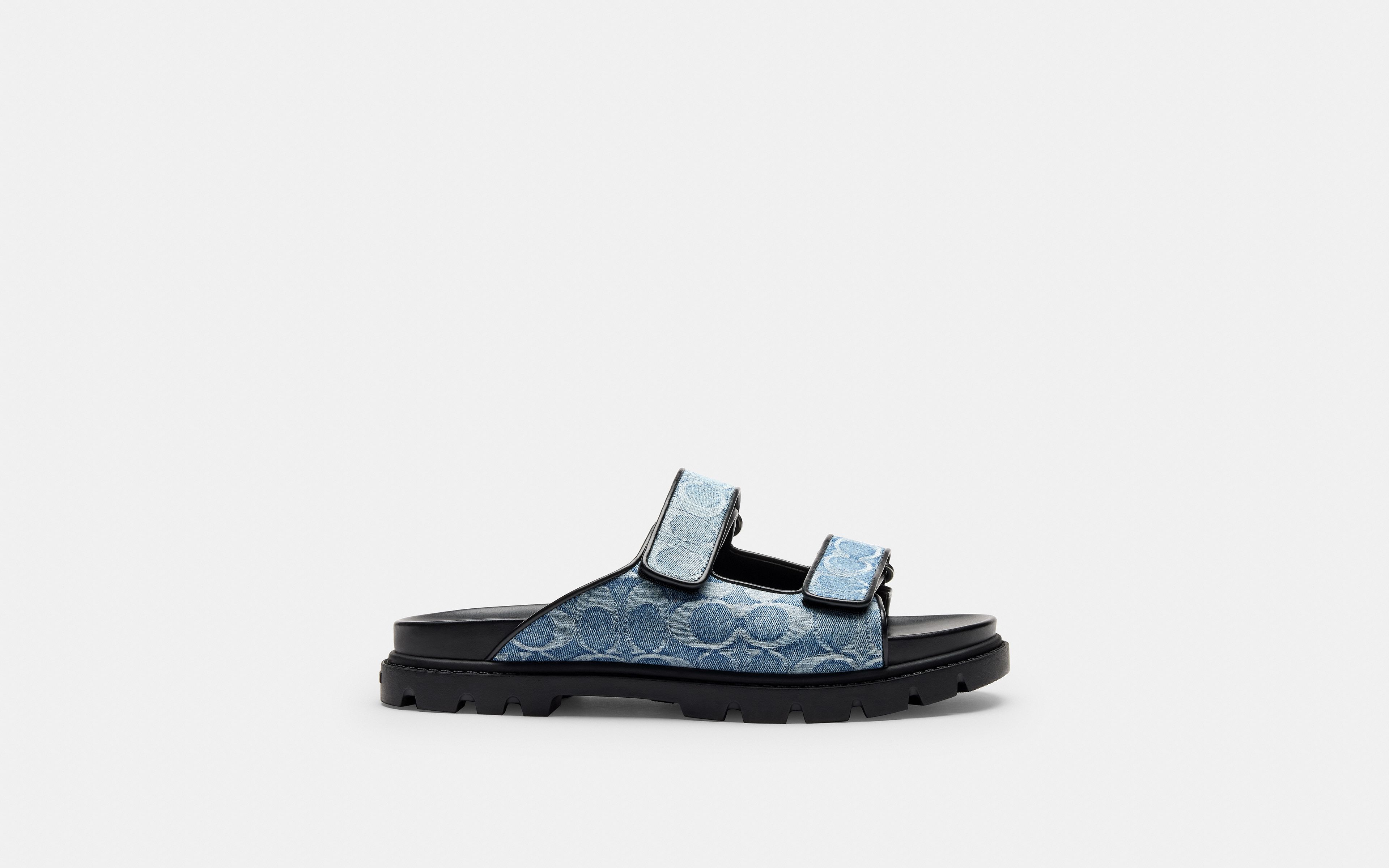Double Banded Sandal Signature Denim