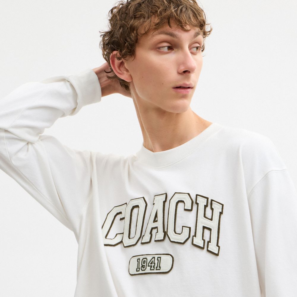 スポーティ リラックスド ロング スリーブ Tシャツ 2