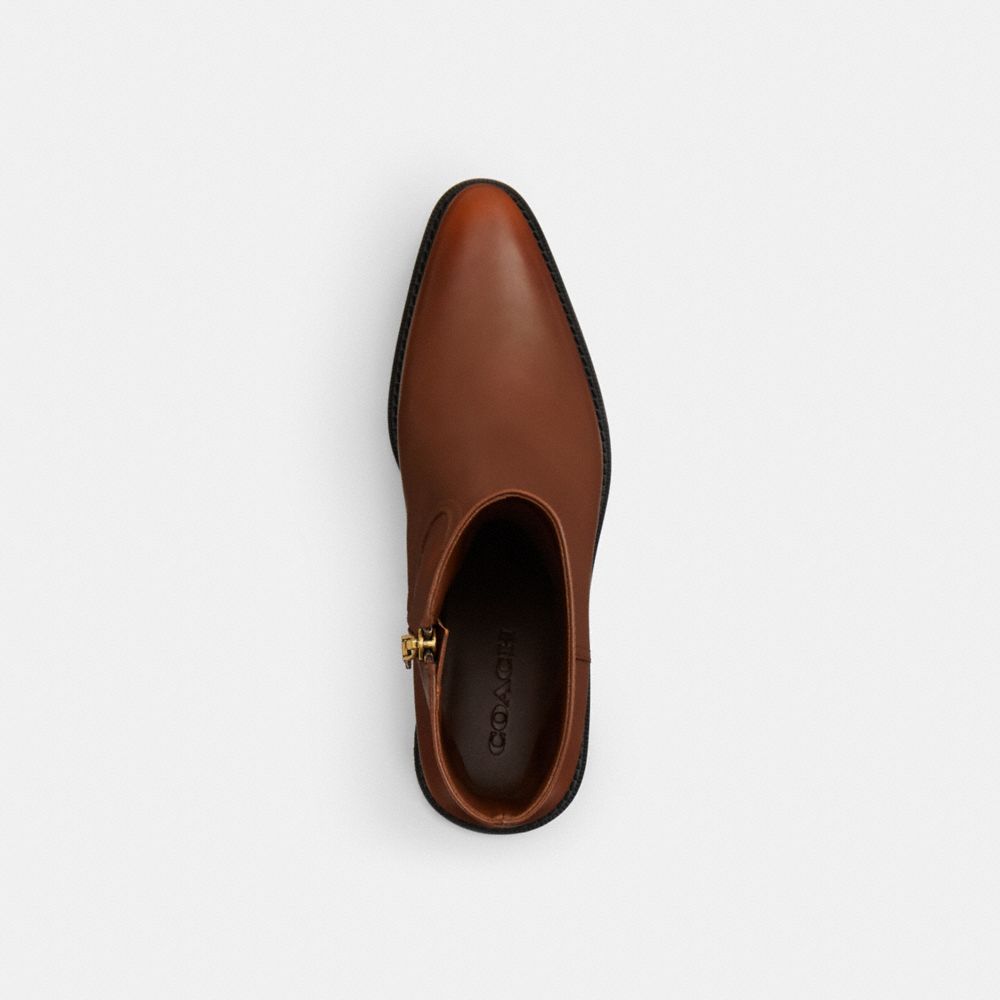 Coach Pointed Toe Bootie In Loved Leather — фото 3