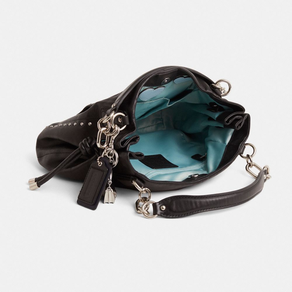 COACH®,Upcrafted Kristin Tote,Black,Inside View,Top View