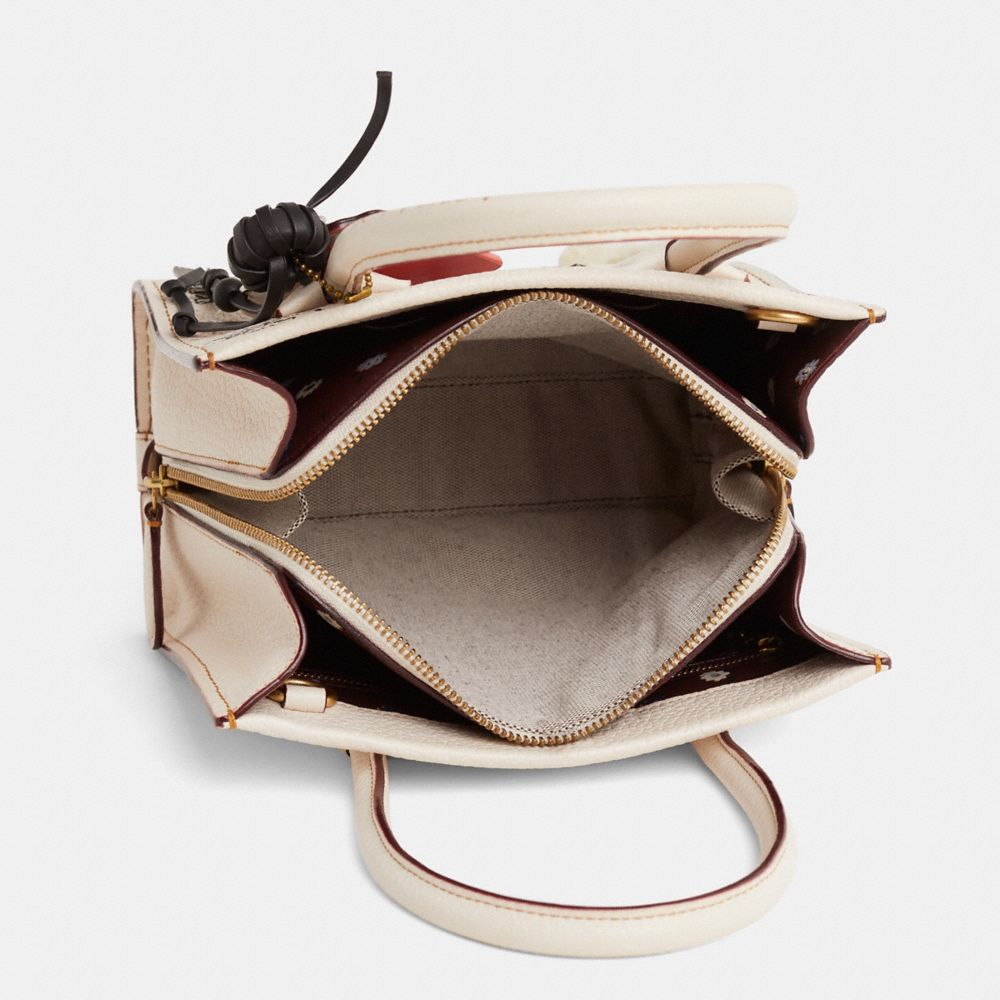 COACH®,Upcrafted Cashin Carry Tote 22,,Inside View,Top View