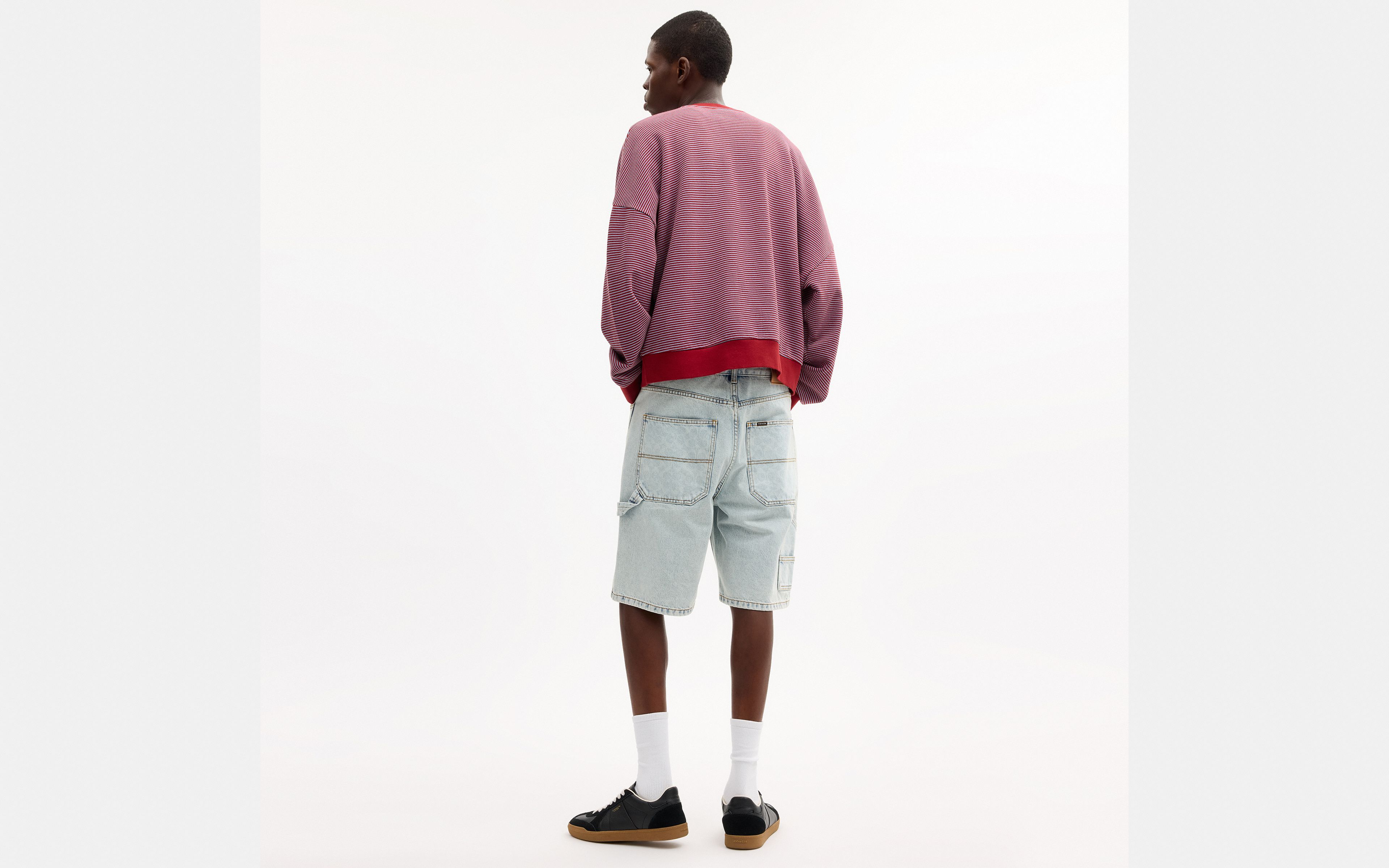 Striped Crewneck Sweatshirt In Organic Cotton