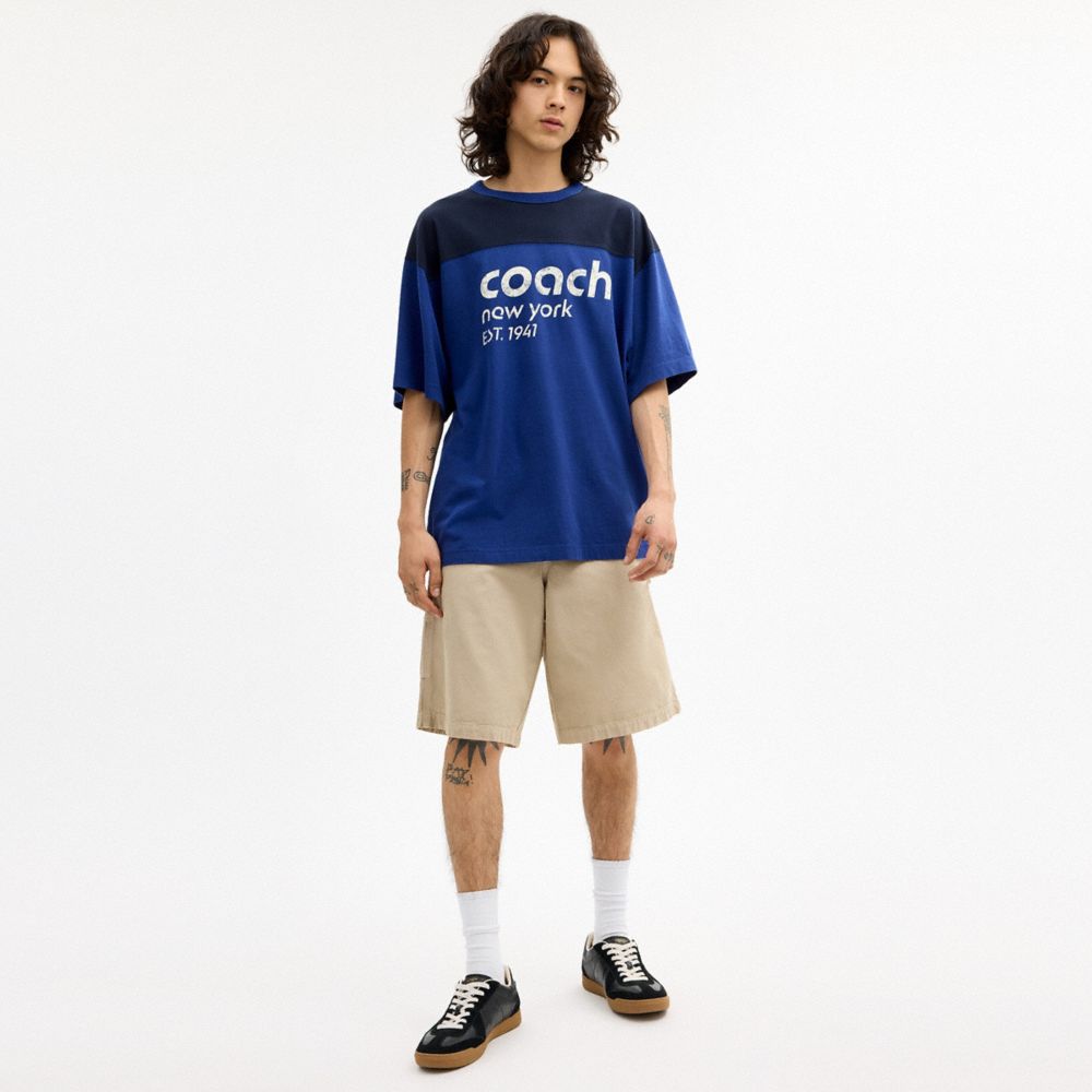 Color Blocked T-Shirt Organic Cotton