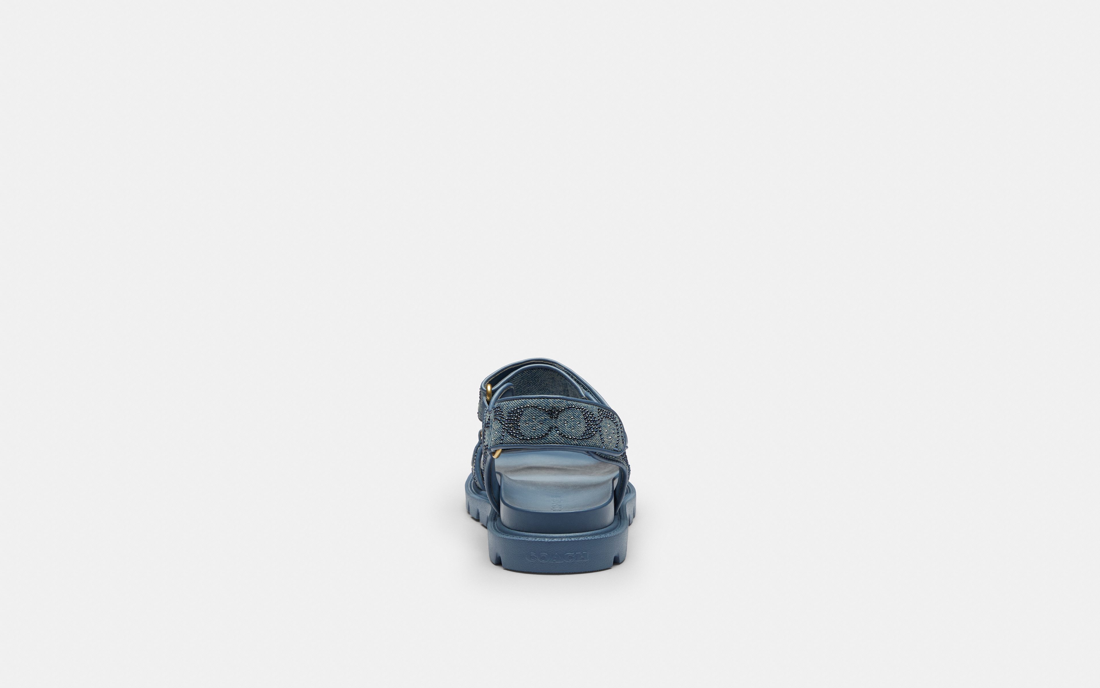 Brynn Sandal Crystal Signature Denim