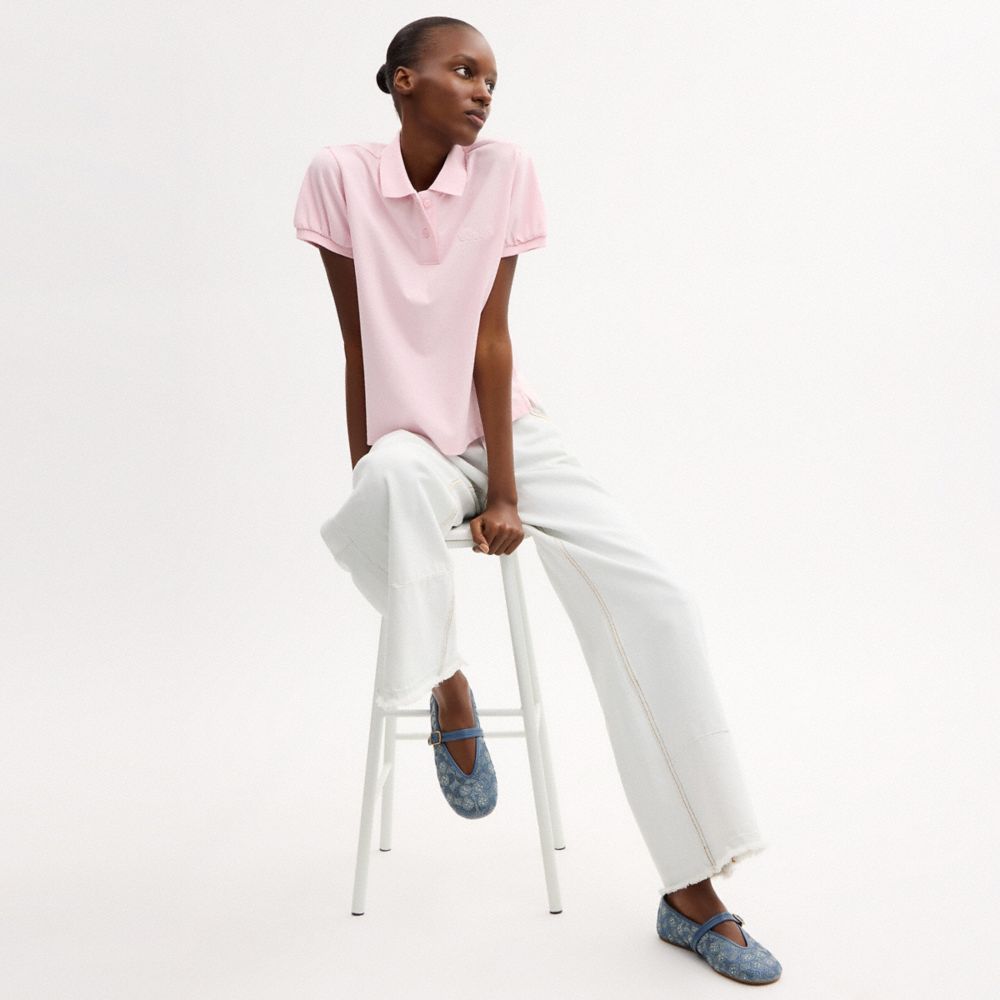 Coach Mary Jane In Crystal Signature Denim — фото 5