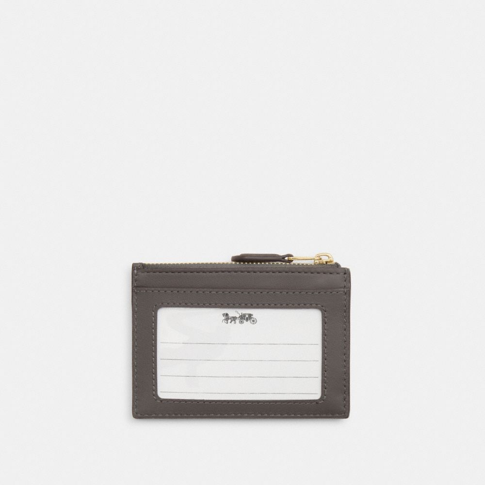 COACH®,Mini Skinny Id Case With Quilting,,Back View