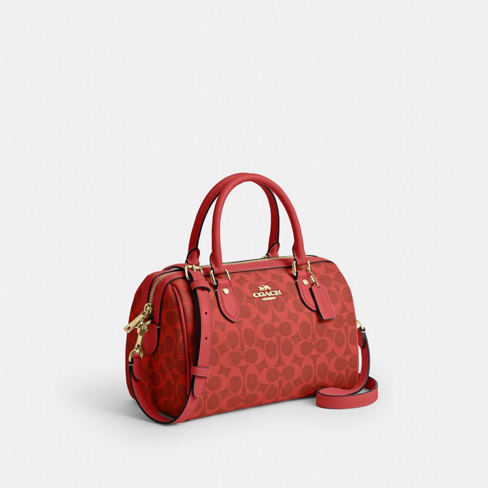 Rowan Satchel Bag In Signature Canvas | Bags | Coach | COACH®