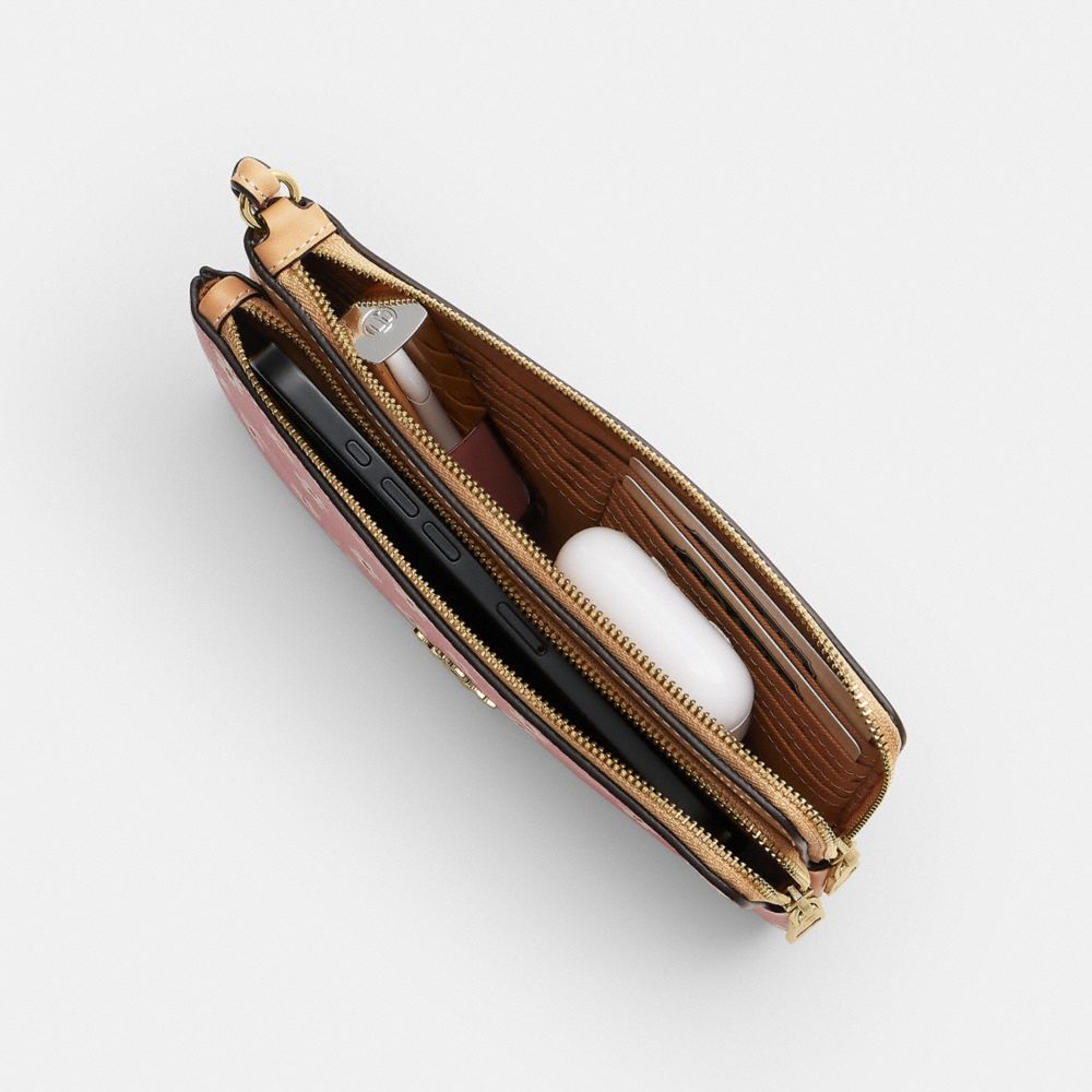 Double Zip Wristlet With Floral Print | Wallets | Coach | COACH®