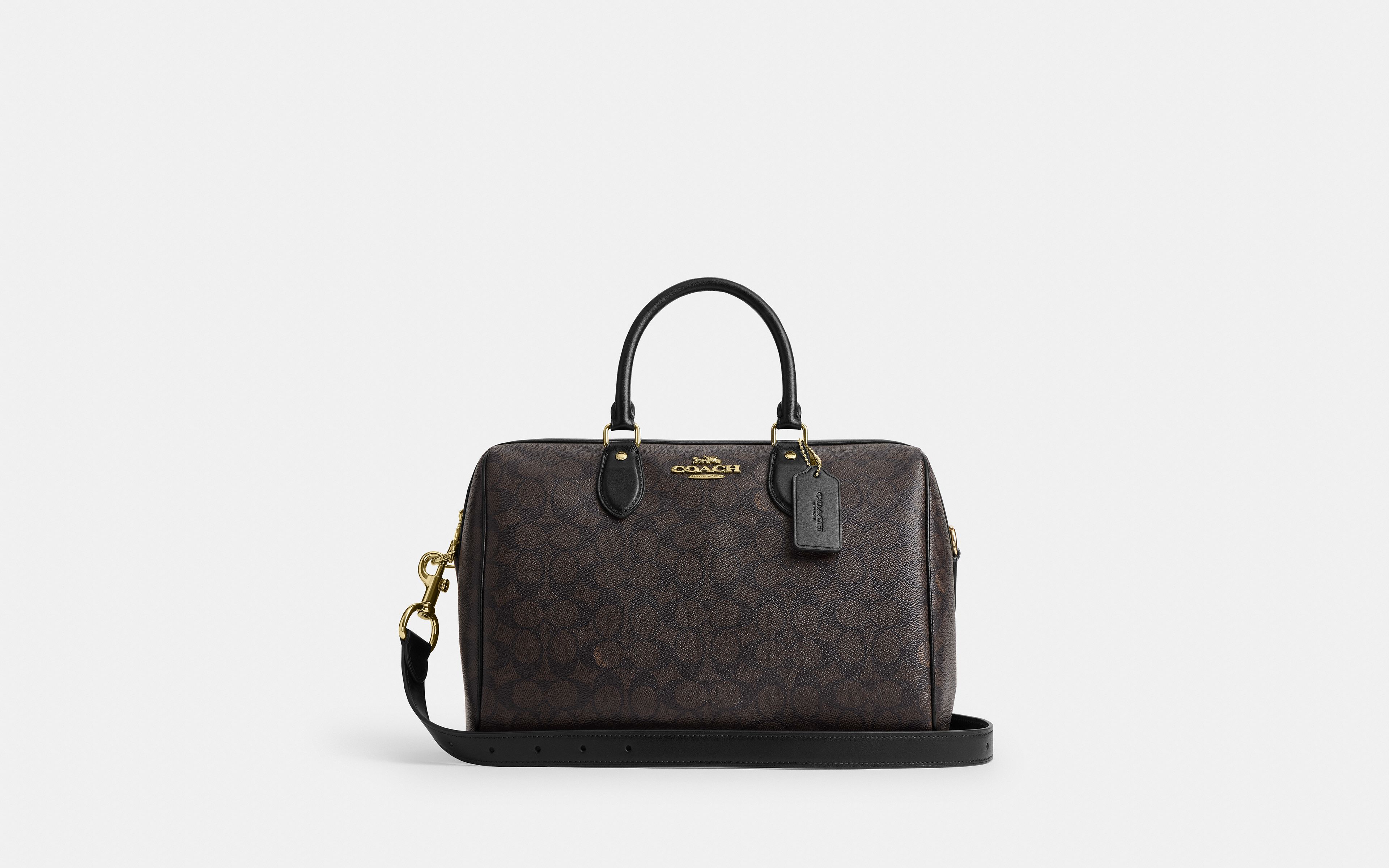 Rowan Large Satchel Bag In Signature Canvas