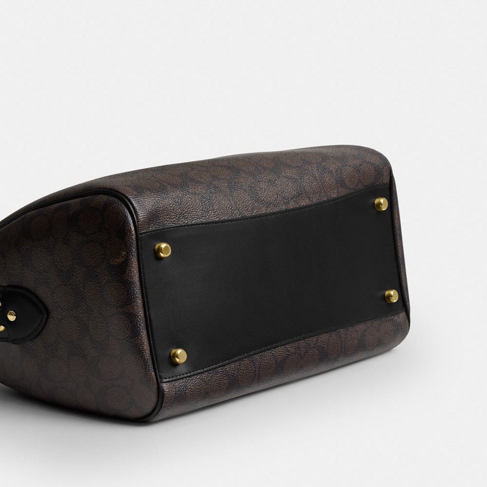 Rowan Large Satchel Bag In Signature Canvas