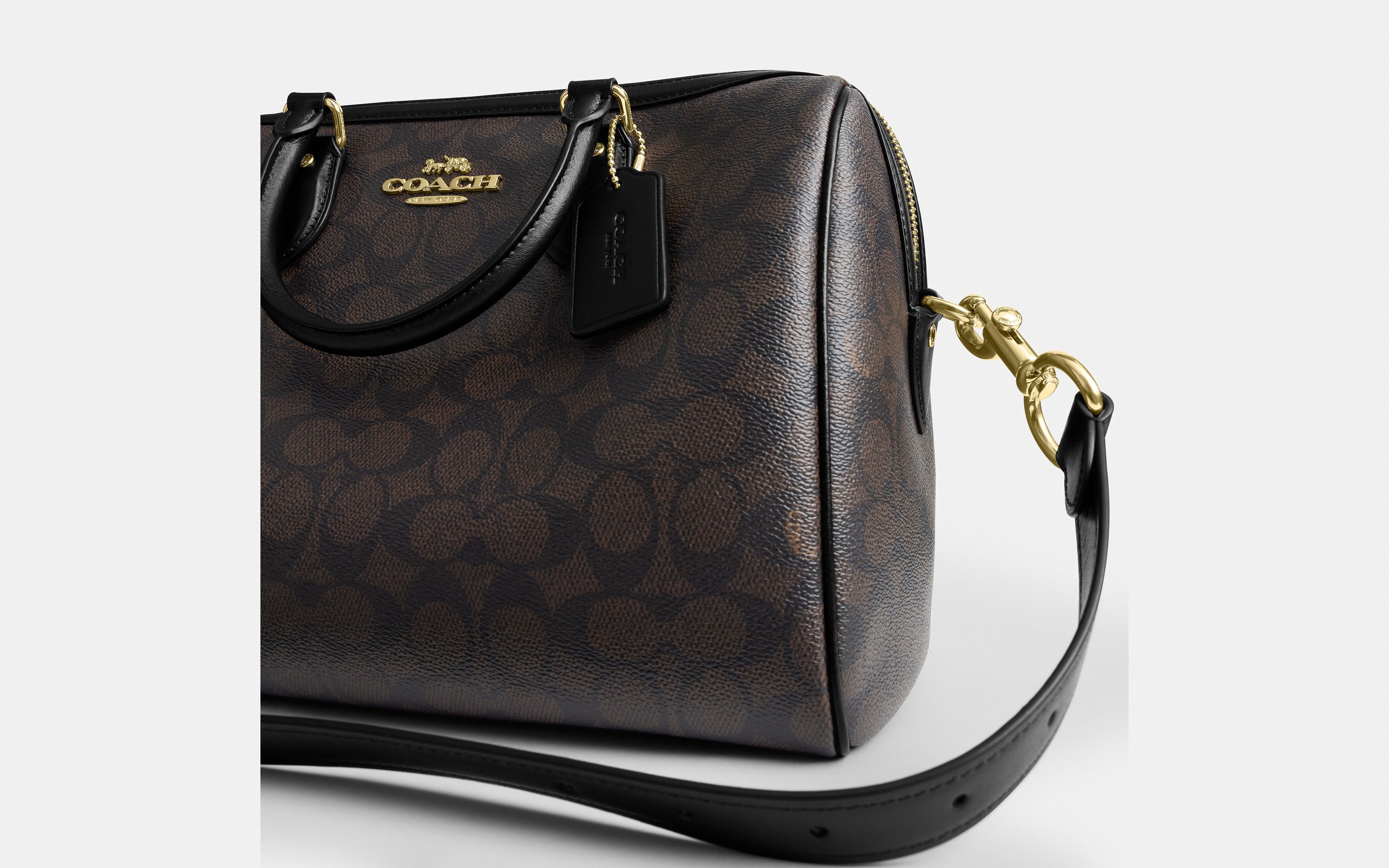 Rowan Large Satchel Bag In Signature Canvas