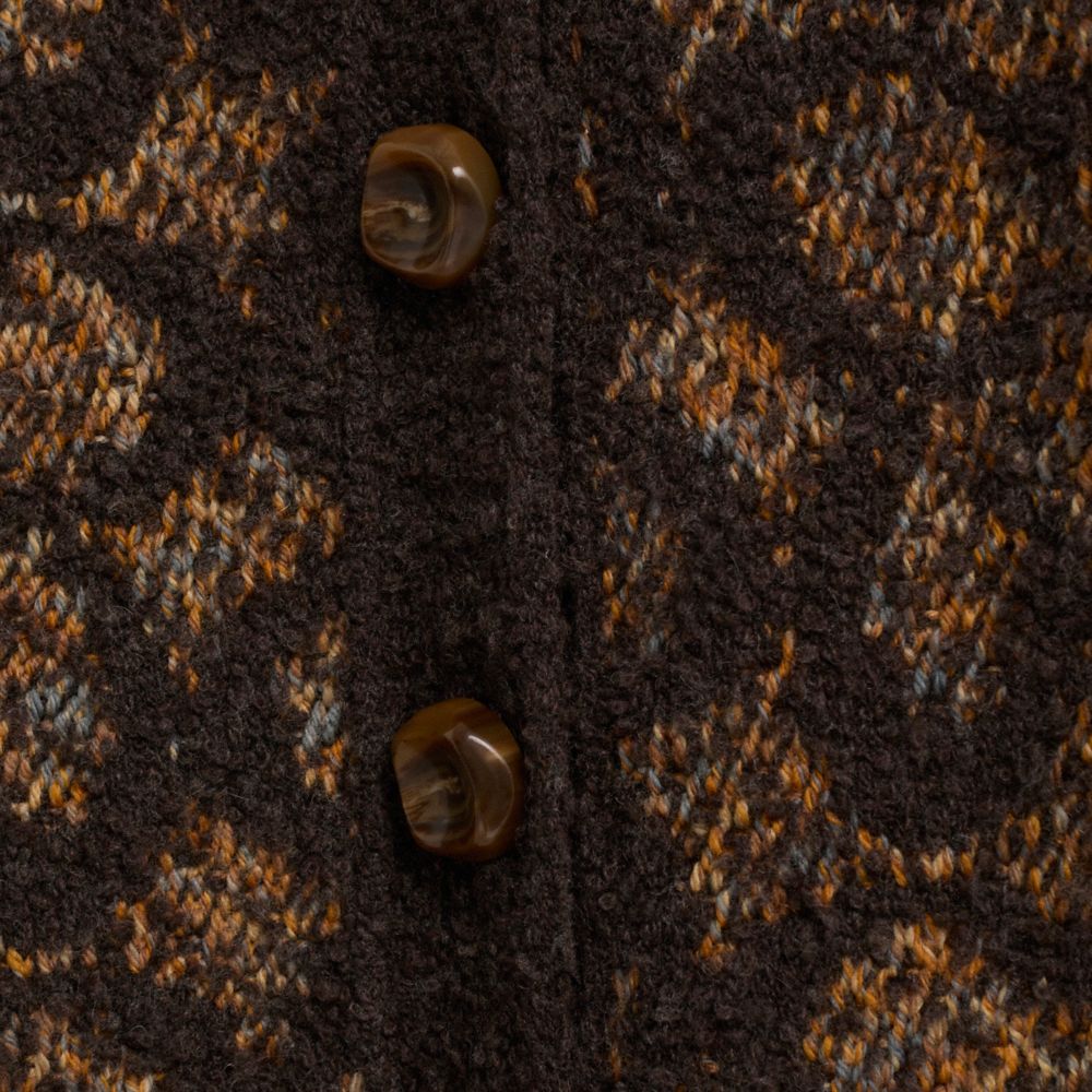 COACH®,Restored Signature Cardigan,,Scale View