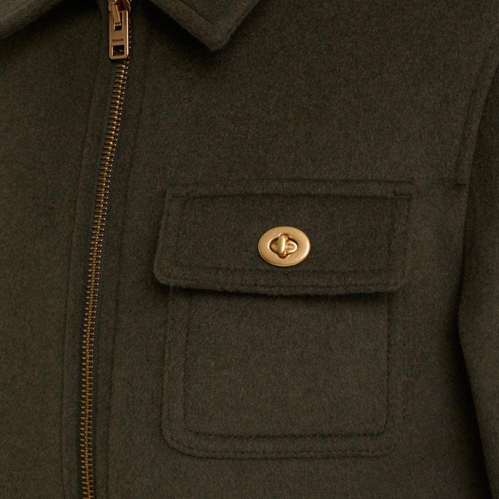 Restored Short Wool Coat