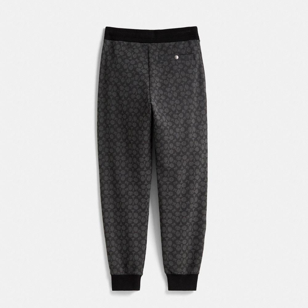 COACH®,Restored Essential Joggers In Signature,,Back View