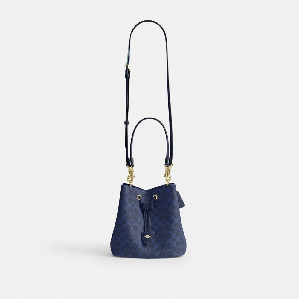 Rowan Bucket Bag In Signature Canvas