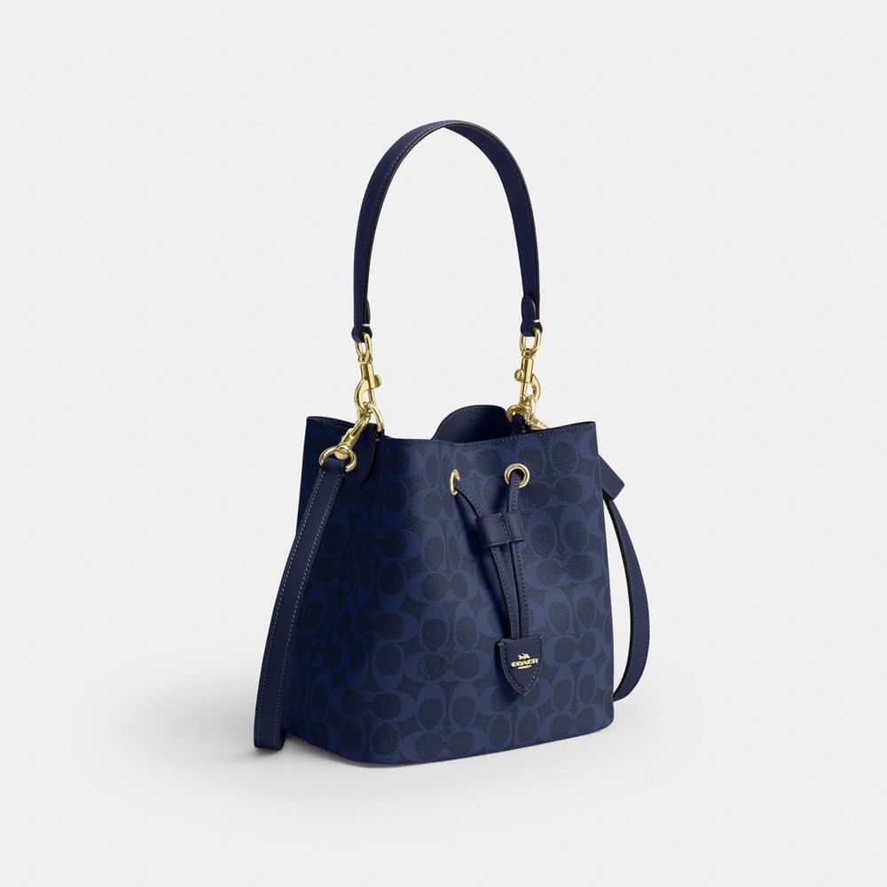 Rowan Bucket Bag In Signature Canvas