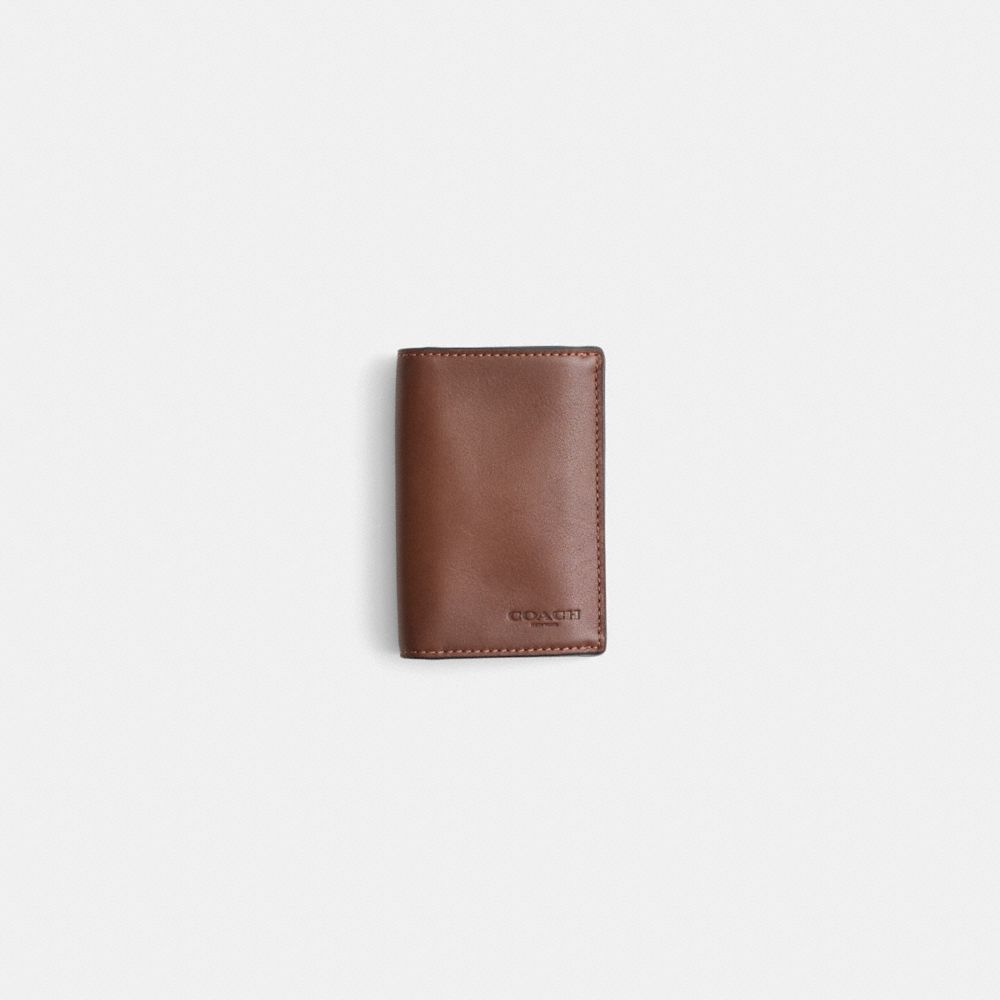 COACH®,Restored Bifold Card Case,,Front View
