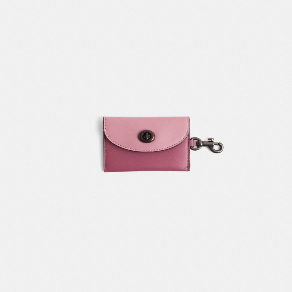 小物 COACH Bicolour Turn Lock Charm Coin case Restored Turnlock Card Case Bag Charm | Bags | Coach | COACH®