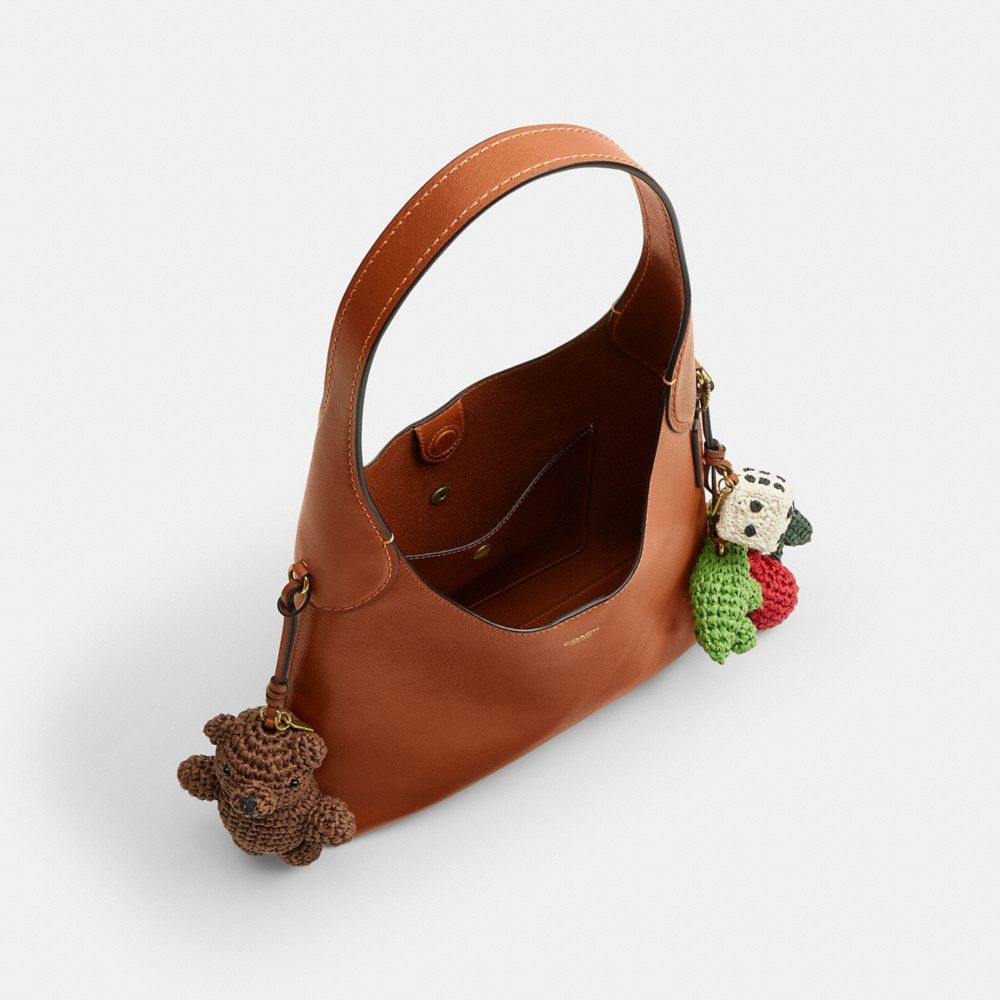 Женские сумки Coach Brooklyn Shoulder 28 With Charms — фото 5