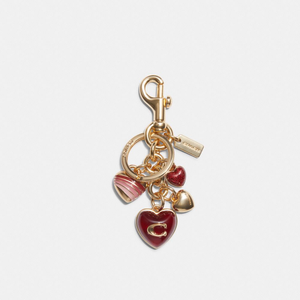 COACH® | Signature Heart Cluster Bag Charm