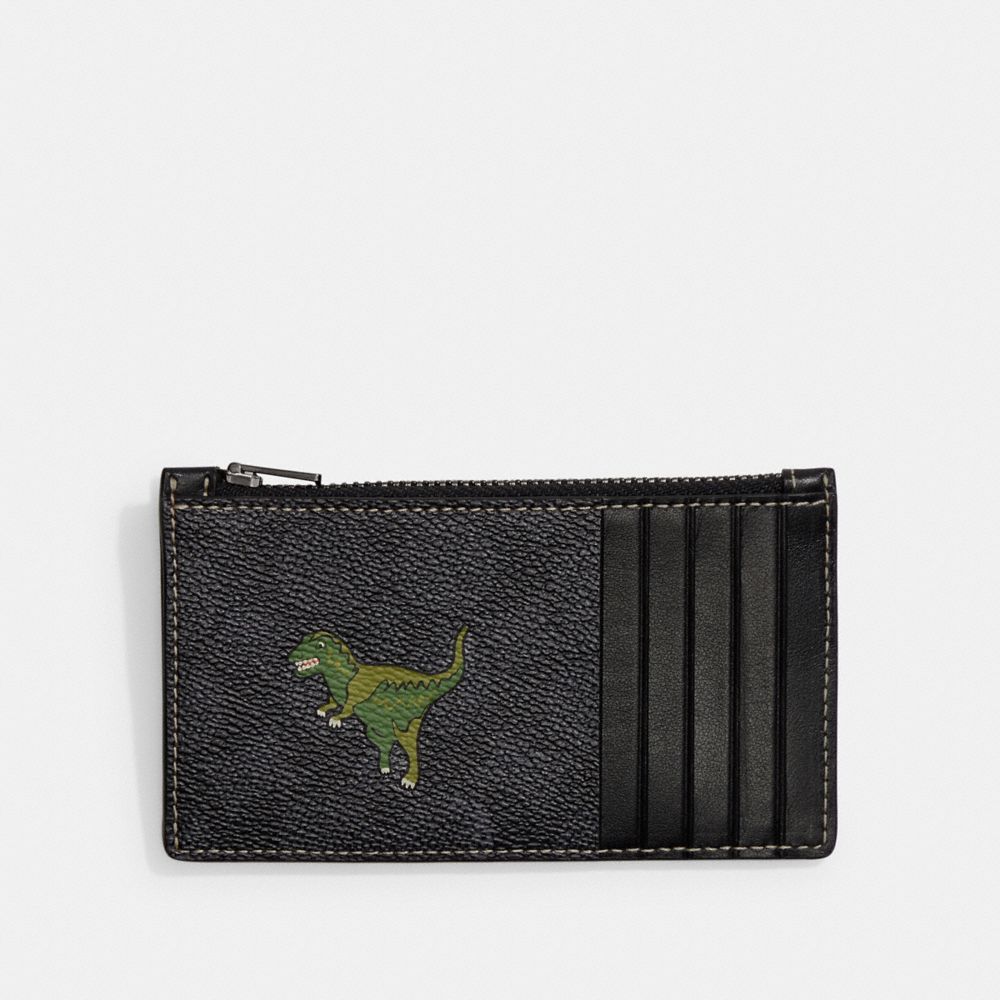 【希少、大人気】Coach ジップ　カードケース　レキシー　ブラックお気に入りの財布です