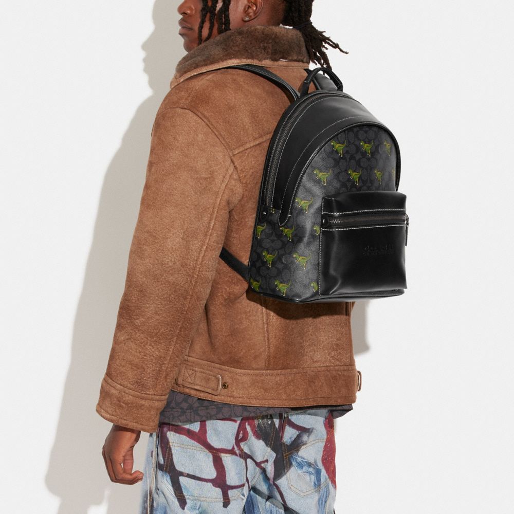 Coach t rex outlet backpack