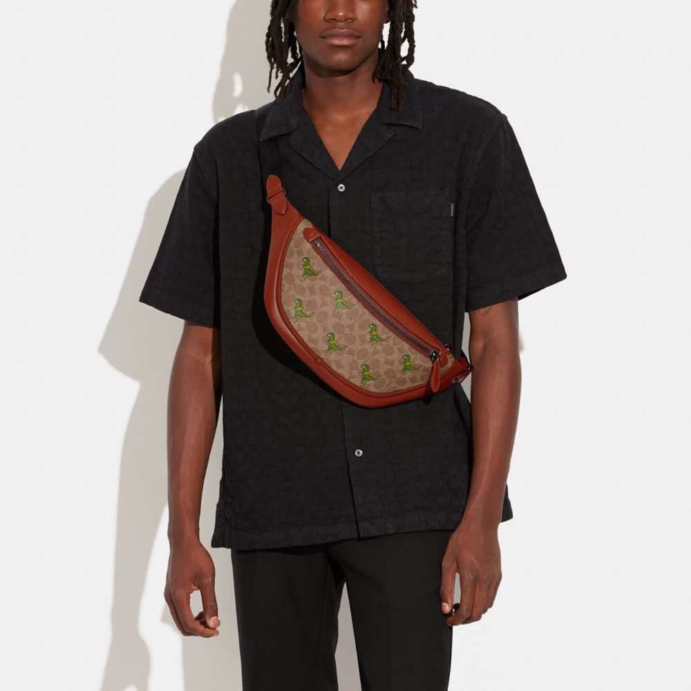 League Belt Bag In Signature Canvas With Rexy Print