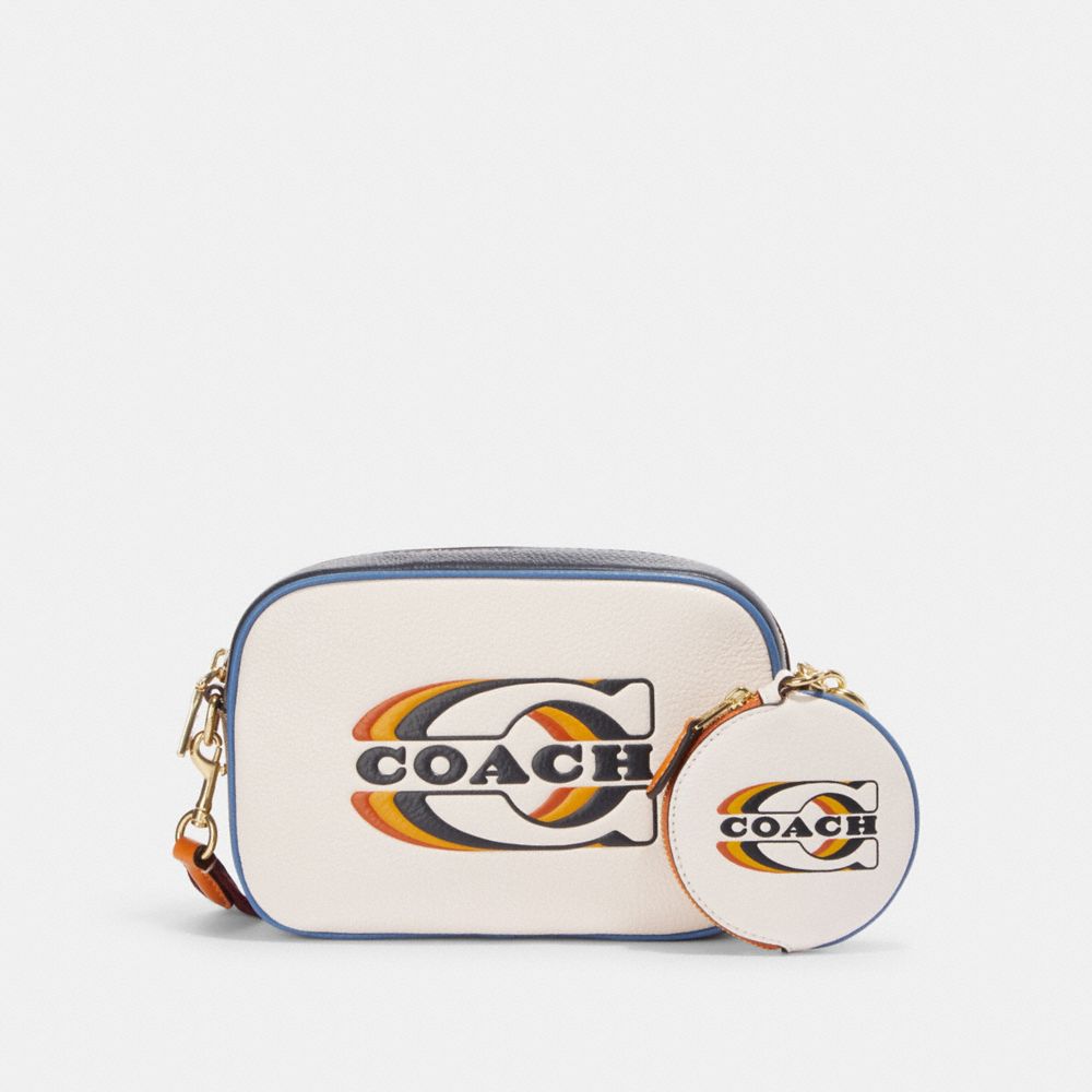 COACH®  Circular Coin Pouch With Coach Stamp