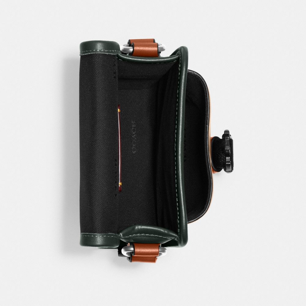 COACH®,Charter North/South Crossbody With Hybrid Pouch In Colorblock,,Inside View,Top View