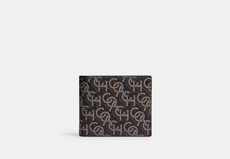 3 In 1 Wallet With Coach Monogram Print