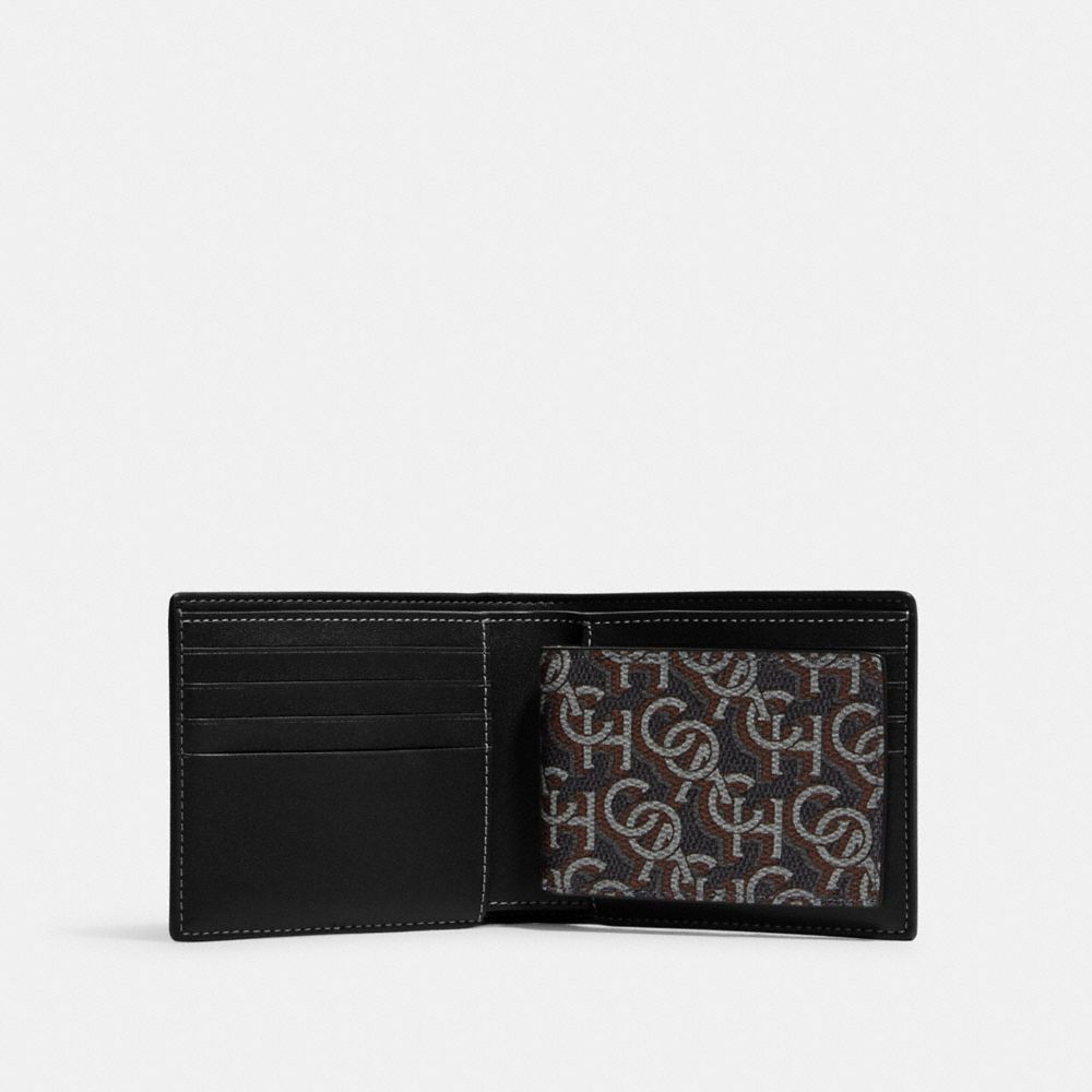 3 In 1 Wallet With Coach Monogram Print