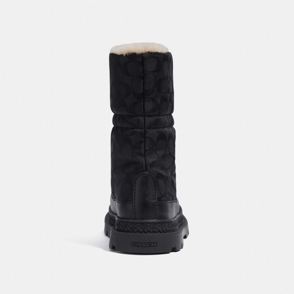 COACH®,BOTTE DE SKI EN POLYESTER RECYCLÉ,Polyester,Noir,Alternate View