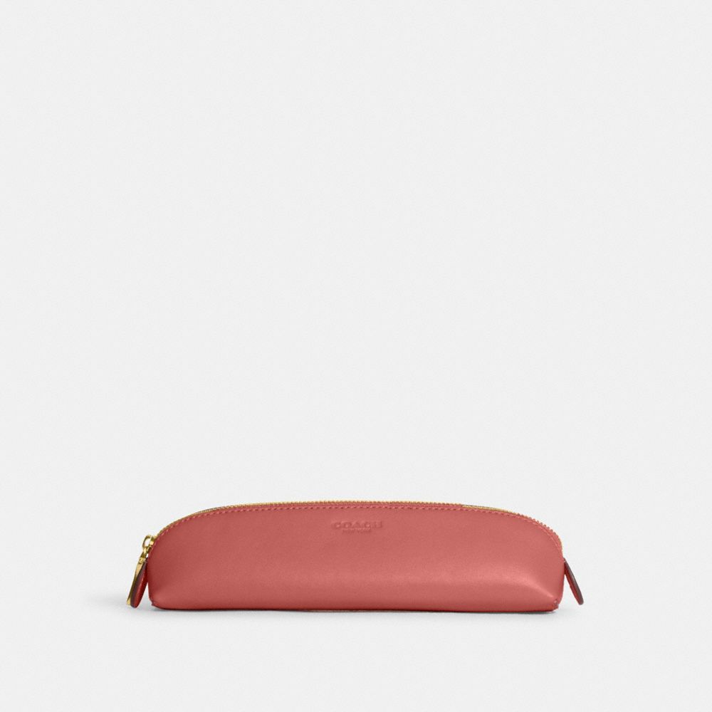 Smythson Pink Panama Leather Pencil Case Smythson