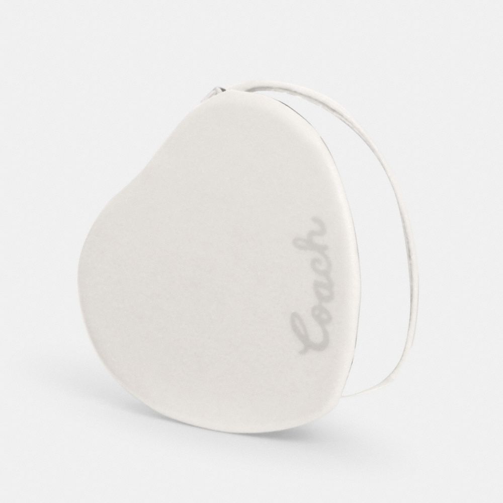 COACH®,Glitter Heart Compact,White