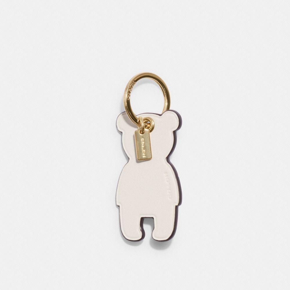 Coach Outlet Bear Bag Charm in Metallic