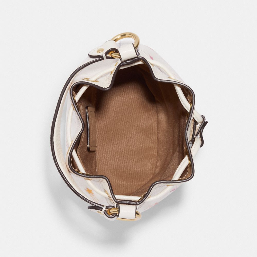 Dempsey Drawstring Bucket Bag 15 With Shooting Star Print