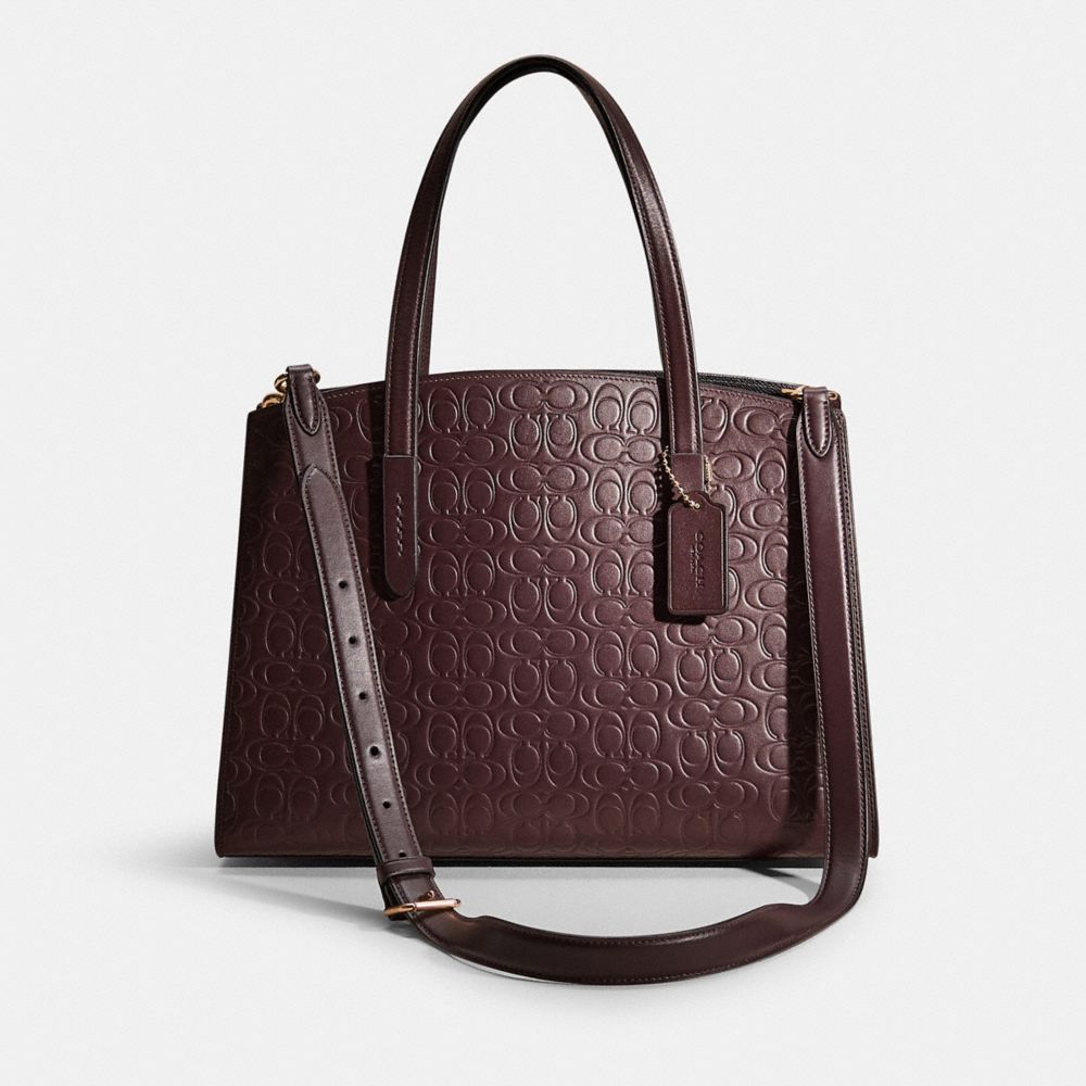 Coach charlie leather carryall sale