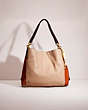 COACH®,RESTORED DALTON 31 IN COLORBLOCK,Brass/Taupe Ginger Multi,Front View