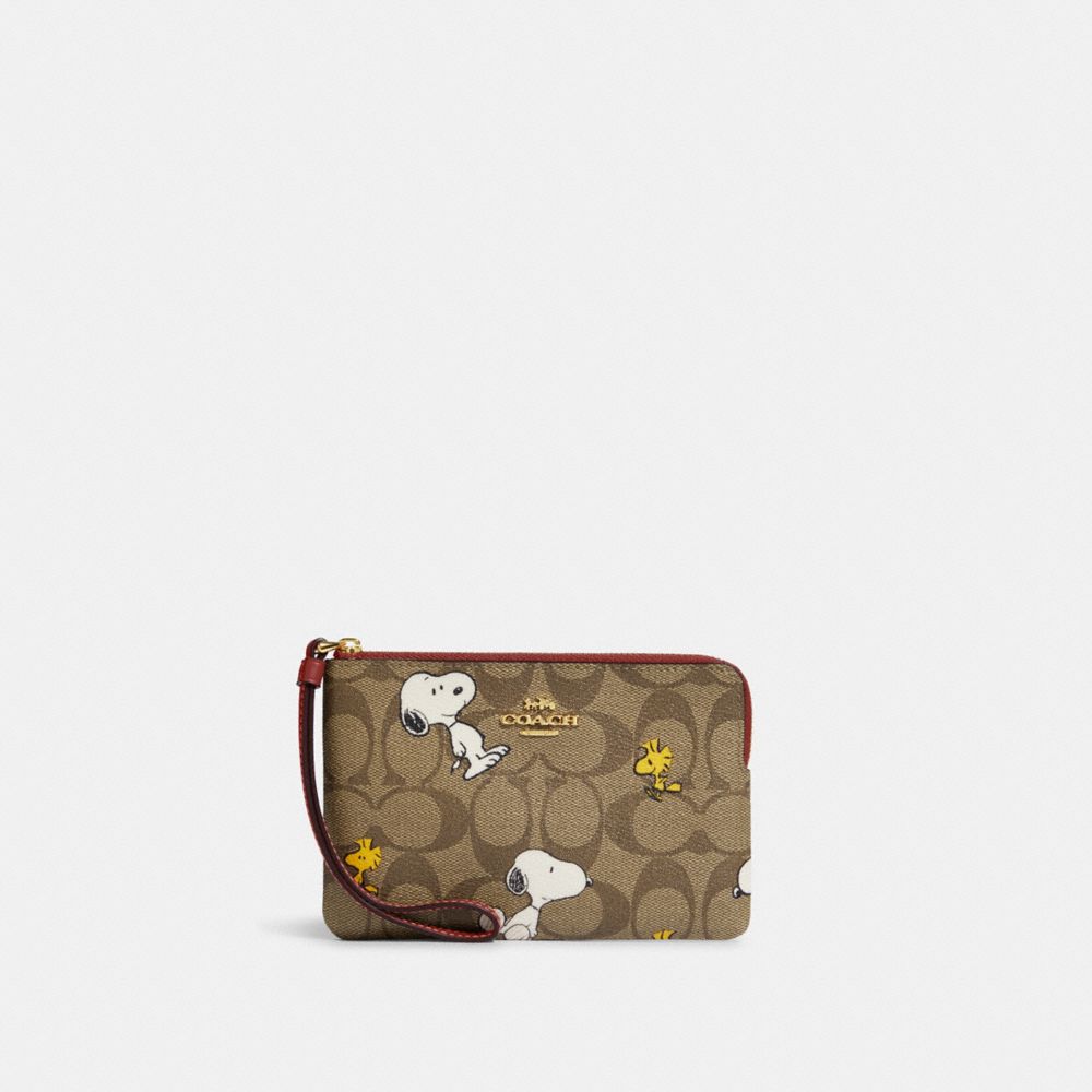 極美品】coach コーチ ポーチ ウッドストック - ポーチ/バニティ