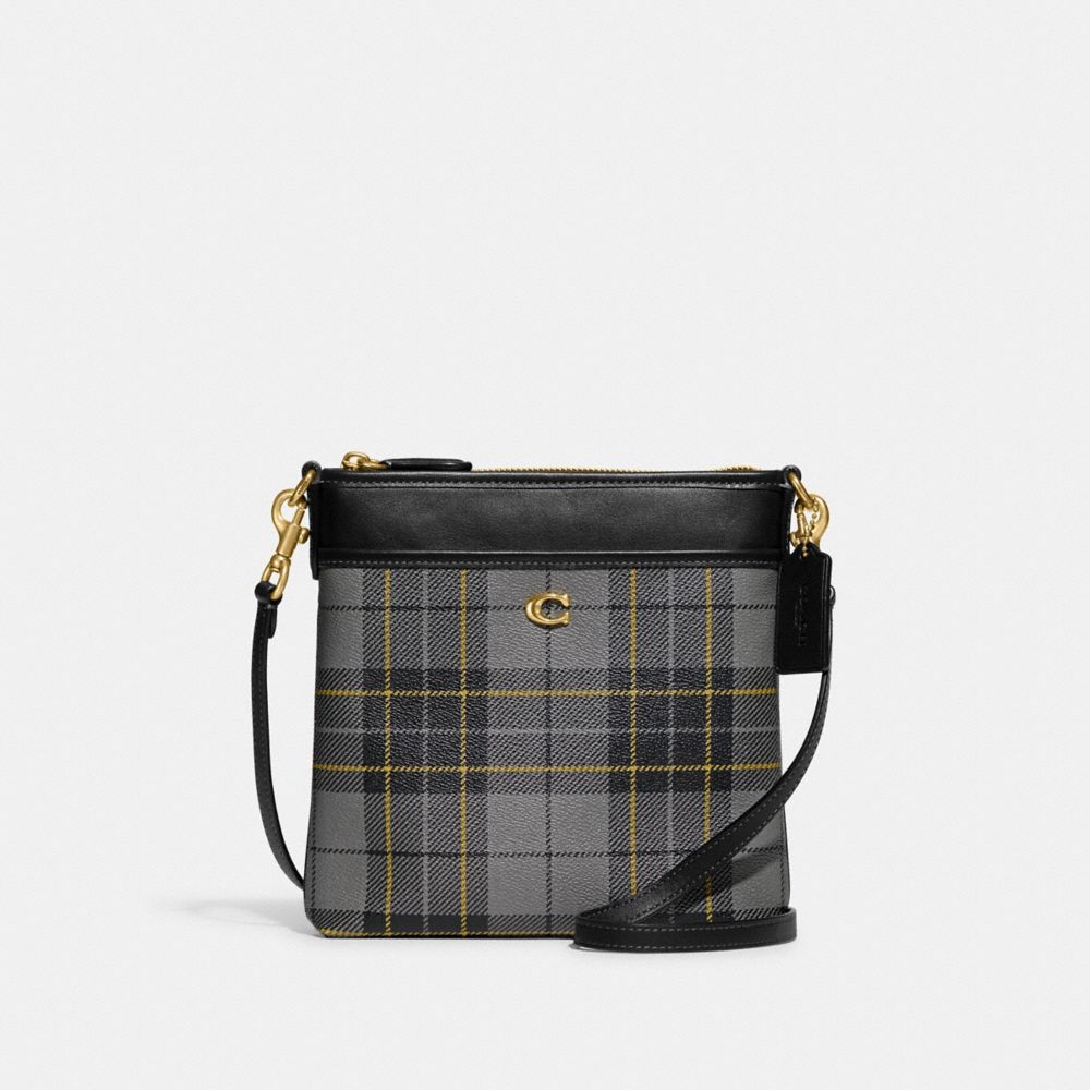 Plaid discount crossbody purse