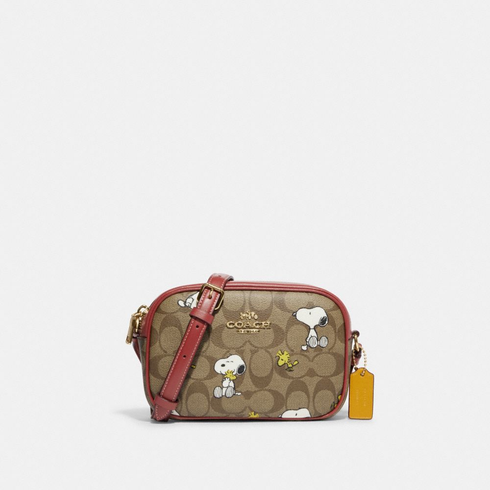 COACH® | Coach X Peanuts Mini Jamie Camera Bag In Signature Canvas