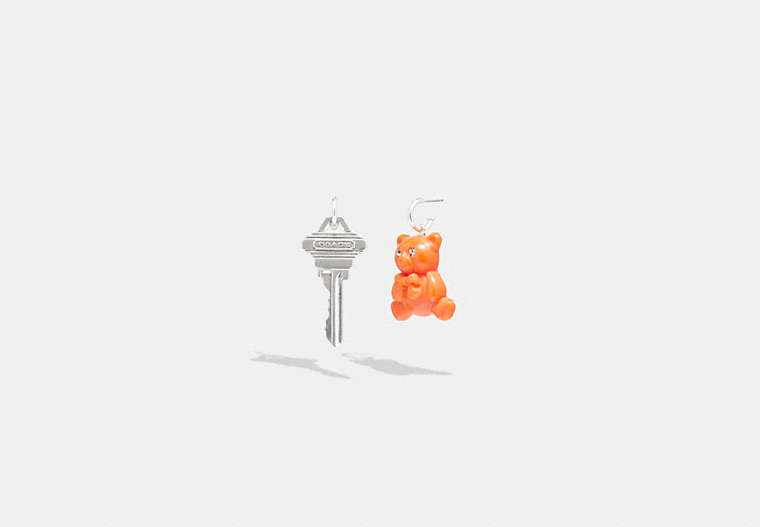 Teddy Bear Key Mismatch Earrings