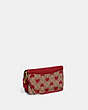 COACH®,HAYDEN CROSSBODY IN SIGNATURE CANVAS WITH HEART PRINT,Signature Coated Canvas,Mini,Brass/Tan Red Apple,Angle View
