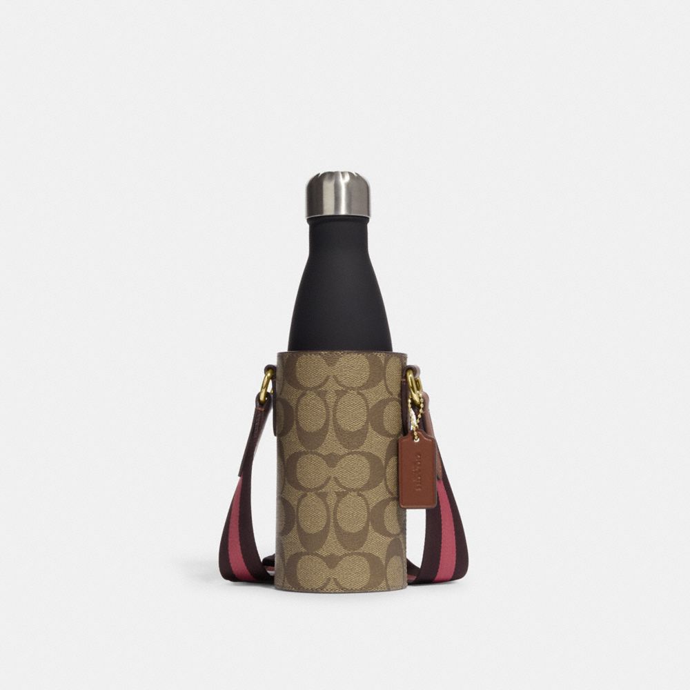 COACH®  Water Bottle Crossbody In Signature Canvas