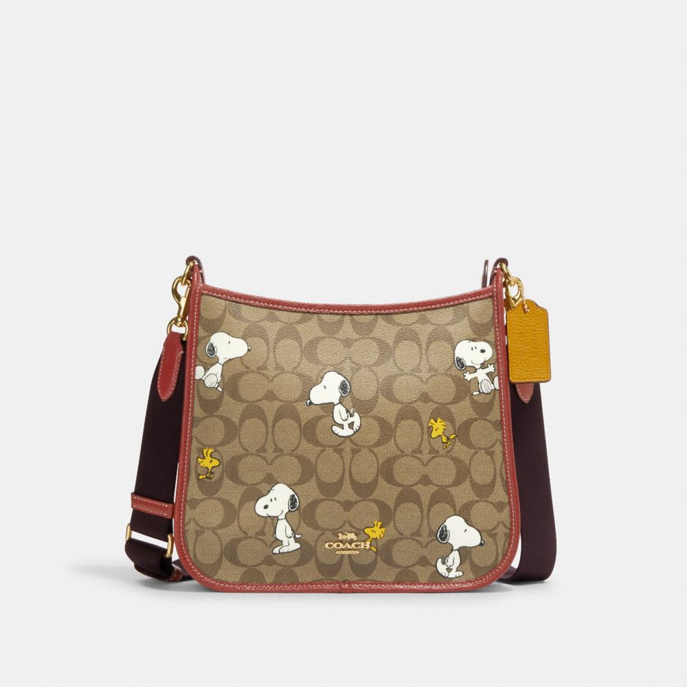 COACH Coach X Peanuts Dempsey File Bag In Signature Canvas With