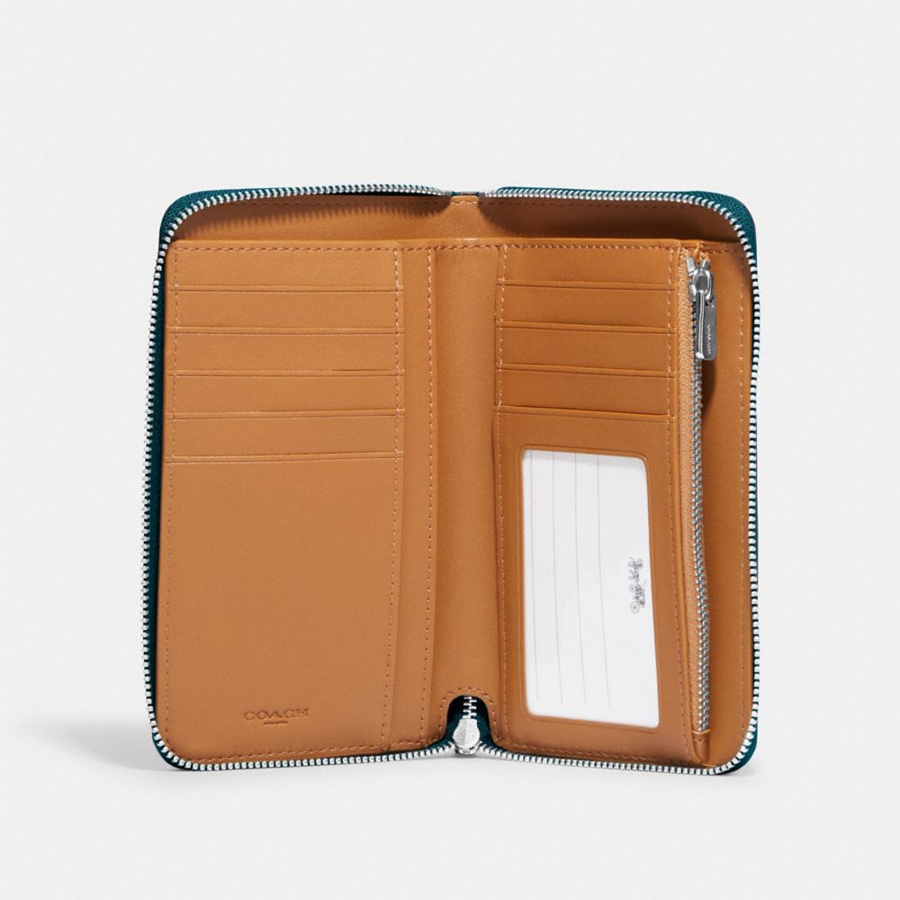 Madison | Double Zip Wallet Orange