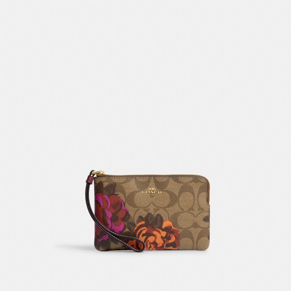 Coach, Bags, New Coach Daisy Floral Print Zip Wristlet